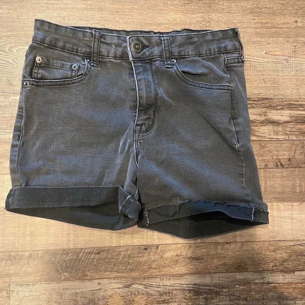 Women's Black Denim Shorts